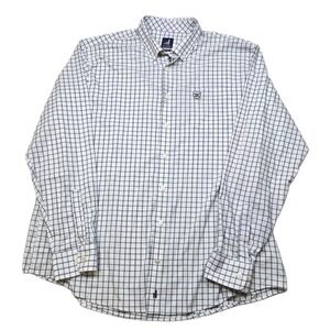 Johnnie-O Prep-Formance Shirt Mens‎ 2XL Checkered Button Down Long Sleeve Golf